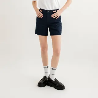 【Arnold Palmer 雨傘】女裝-AP字母提織彈性鬆緊短褲(藏青色)