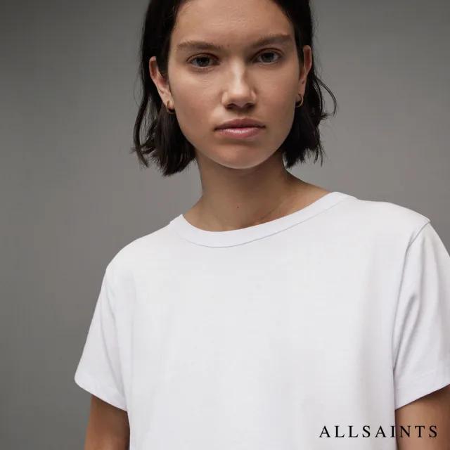 【ALLSAINTS】LEE 蕾絲拼接短袖T恤-白 WM033Z(舒適版型)