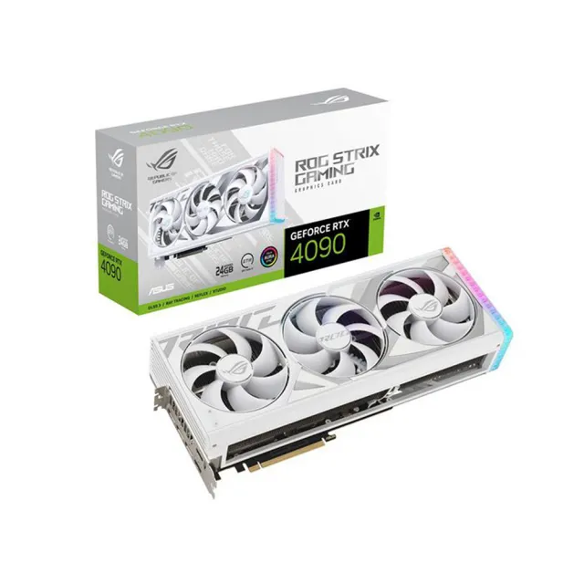 【ASUS 華碩】華碩 STRIX RTX4090 24G WHITE 顯示卡+三星 S32BG650EC 32吋 曲面電競螢幕(V+LCD組合包)