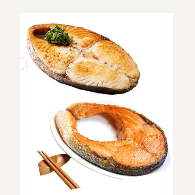 【海之醇】特選鮭魚土魠厚切任選-8片組(270g)
