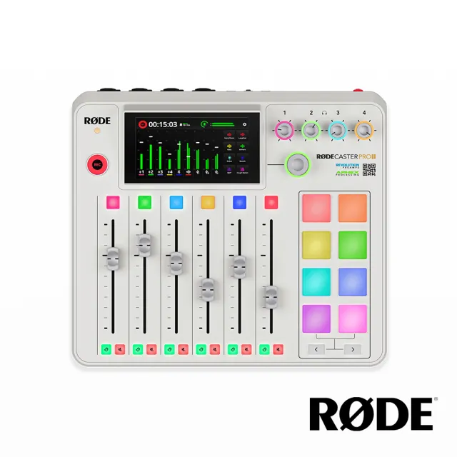 【RODE】Caster Pro II 混音工作台 白色│廣播/直播用錄音介面(公司貨)