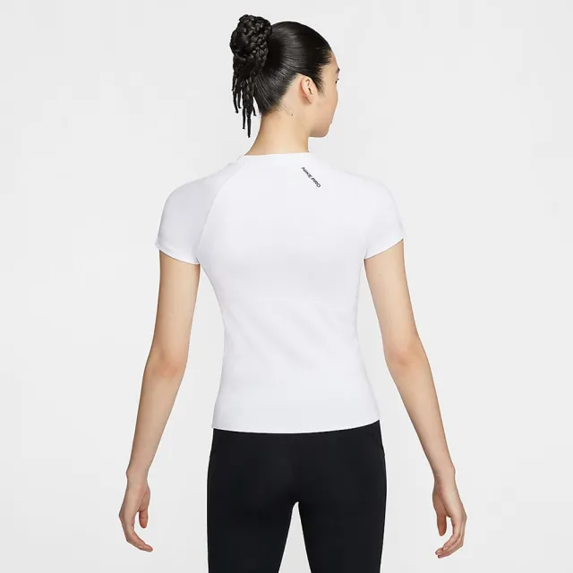 【NIKE 耐吉】上衣 女款 短袖上衣 運動 AS W NK PRO DF SS BASELAYER 白 FV7843-100