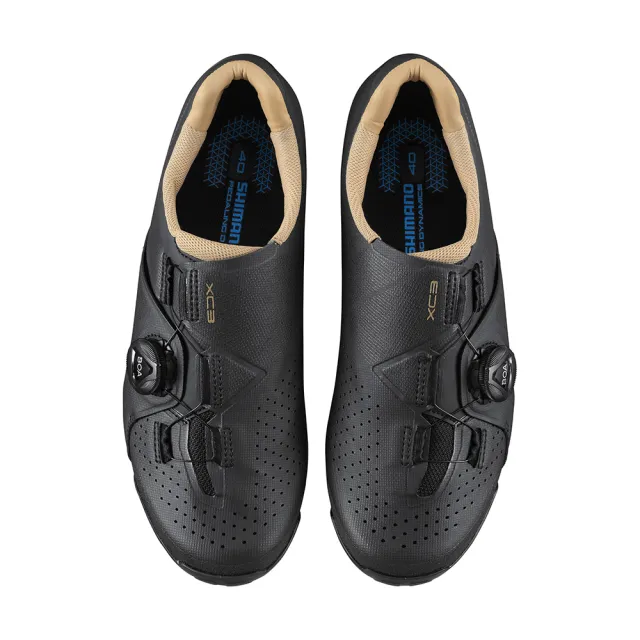 【SHIMANO】XC300 女款登山車鞋 動力鞋楦 黑色