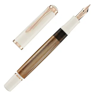 【Pelikan】百利金 M200 銅玫瑰金 鋼筆(送原廠4001大瓶裝墨水&手提袋)