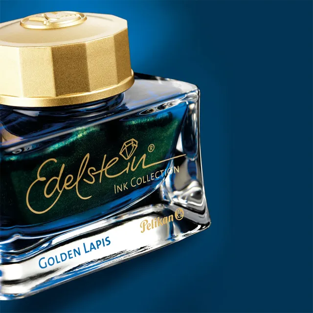 【Pelikan】EDELSTEIN 逸彩系列 2024年度色 墨水（GOLDEN LAPIS 青金石）(EDELSTEIN)