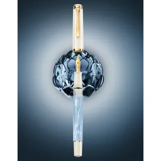 【Pelikan】百利金 M200 粉彩藍 鋼筆(送原廠4001大瓶裝墨水&手提袋)