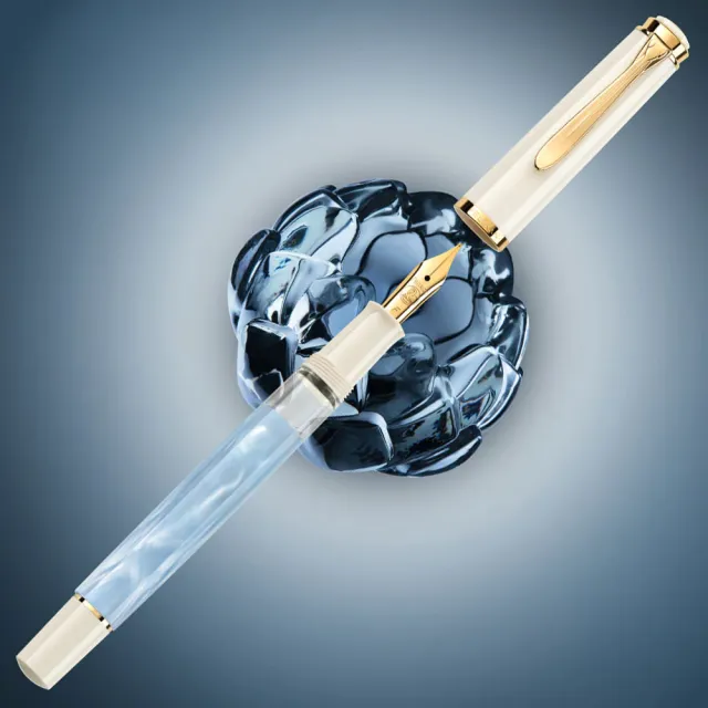【Pelikan】百利金 M200 粉彩藍 鋼筆(送原廠4001大瓶裝墨水&手提袋)