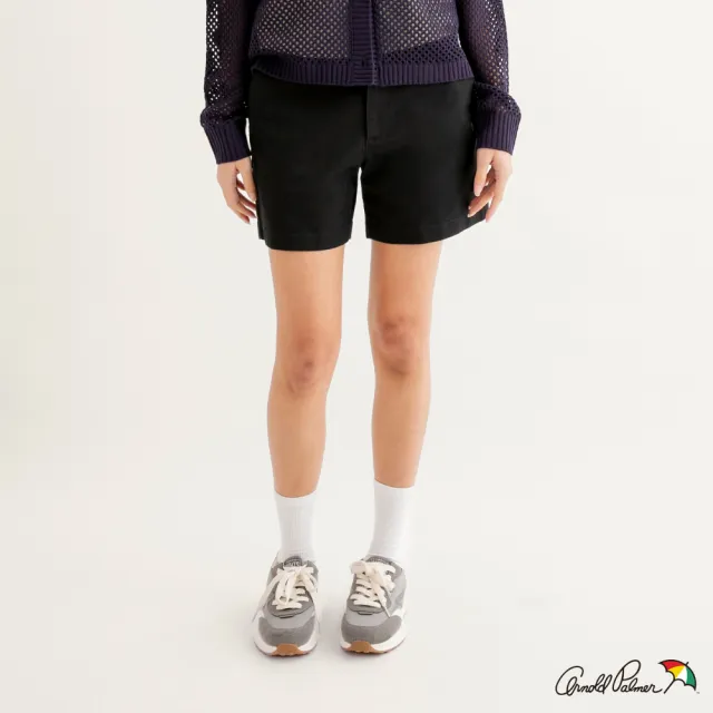【Arnold Palmer 雨傘】女裝-素面斜紋A字短褲(4色)