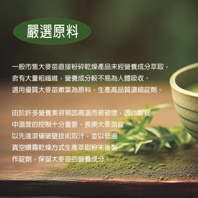 【長庚生技】大麥苗錠(150錠/瓶)