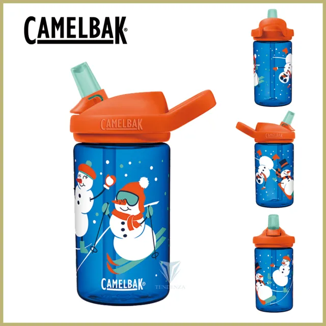 【CAMELBAK】400ml eddy+ 兒童吸管運動水瓶 雙入組(eddy+ 兒童水瓶/)