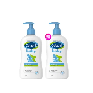 【Cetaphil 舒特膚】官方直營 baby溫和潤膚乳 400ml*2入(嬰兒乳液/臉部身體適用)