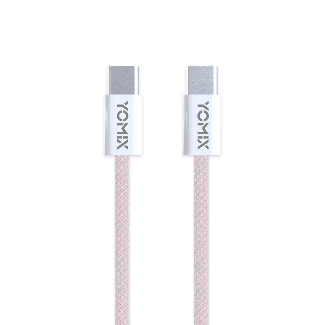 【YOMIX 優迷】1.5M USB-C to USB-C 60W編織快充充電傳輸線(筆電/Android/支援iphone15快充)