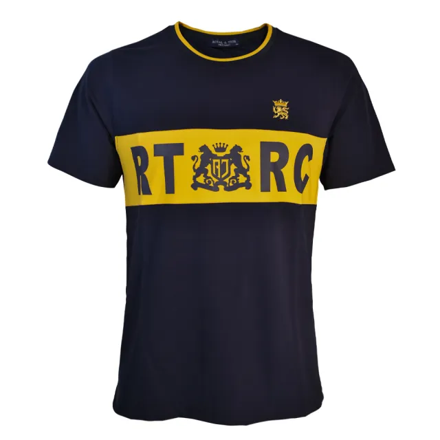 【Royal & True】撞色 舒適 男短袖T恤 T-shirt(24133C53 儂特服飾)