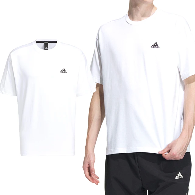 adidas 愛迪達 Word SS Tee 男款 女款 白色 高磅數 棉質 上衣 T恤 運動 休閒 短袖 IM8769