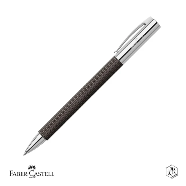 Faber-Castell 成吉思汗AMBITION繩紋原子筆 黑沙色 免費刻字(原廠正貨)