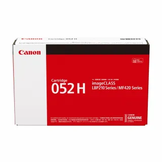【Canon】CANON CRG-052H BK 原廠高容量黑色碳粉匣(公司貨/crg-052)