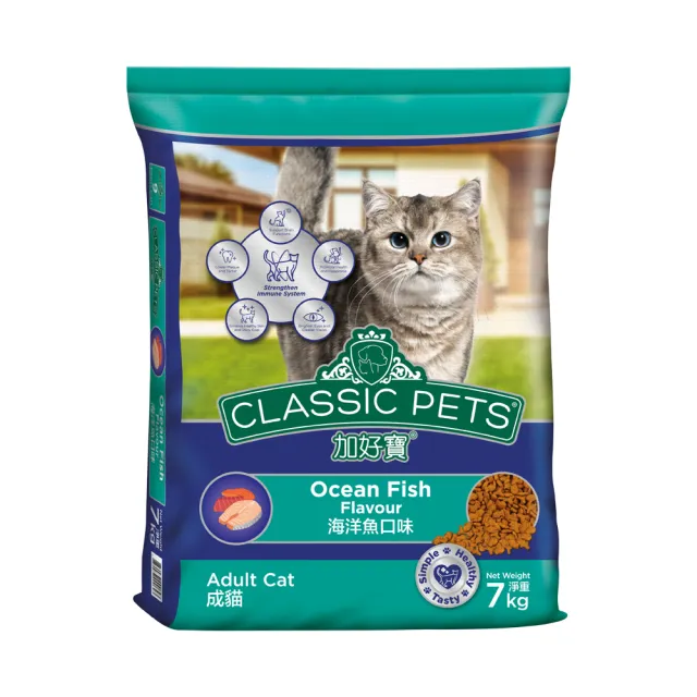 【Classic Pets 加好寶】乾貓糧-多種口味 7KG(任選兩包)(貓飼料)