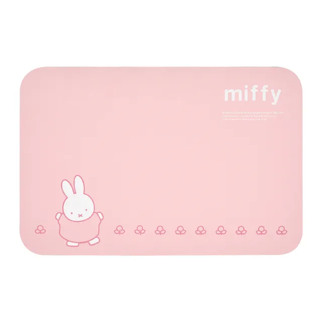 【Miffy米飛】2入組 台灣製 20秒瞬吸 軟式珪藻土吸水地墊 日常(60x40cm)