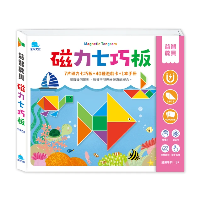 【Giscoo 聚思庫】數學分解教具 加減法磁力遊戲書(早教