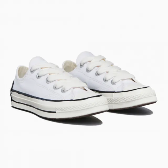 【CONVERSE】帆布鞋 男鞋 女鞋 運動鞋 低筒 CHUCK 70 OX WHITEBLACKEGRET 白 A08525C