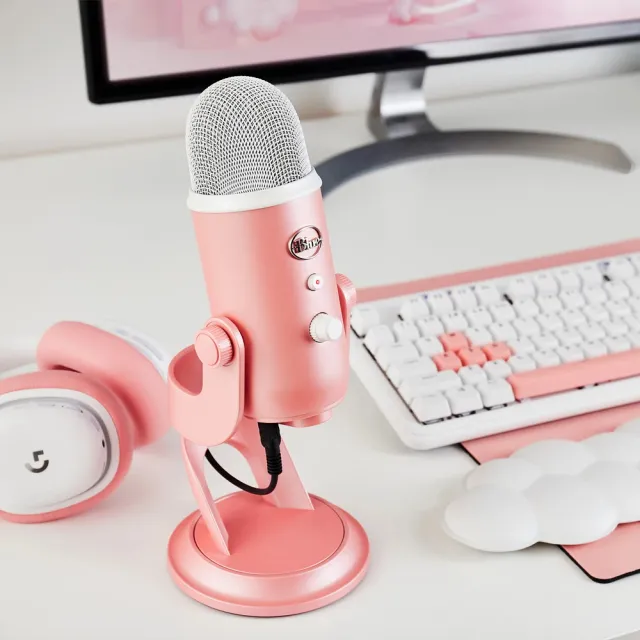 【Blue】YETI 雪怪 USB 麥克風－甜玫粉(炫光美型系列)