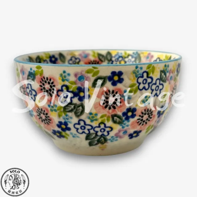 【SOLO 波蘭陶】波蘭製 Vena 波蘭陶 12CM 飯碗 兔寶花園系列
