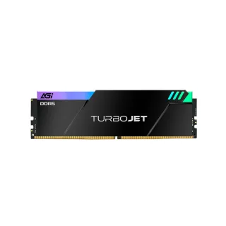 【AGI】UD858 DDR5 7200 32GB(16GBx2 TURBOJET RGB系列 桌上型超頻記憶體)