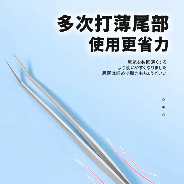【DIVA】日式雨宮極精密專業美睫毛鑷夾4件組(美睫師推薦款! 高硬度)