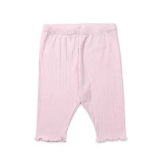 【lulabee】童裝-素色緊身褲(白色/粉色)