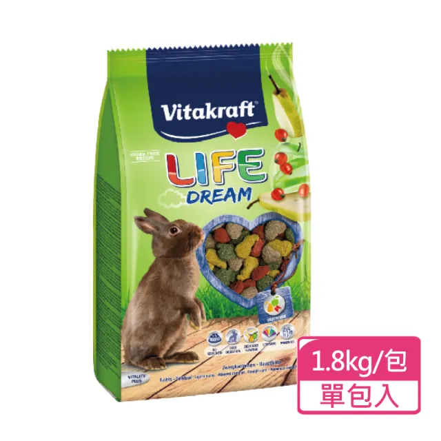 【Vitakraft】夢幻兔主食 1.8kg/包(兔飼料 兔主食 全齡兔 成兔)