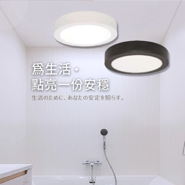 DanceLight 舞光 1入組 LED 大珠 18w(吸頂燈 薄型吸頂燈 黑色 白色 全電壓)