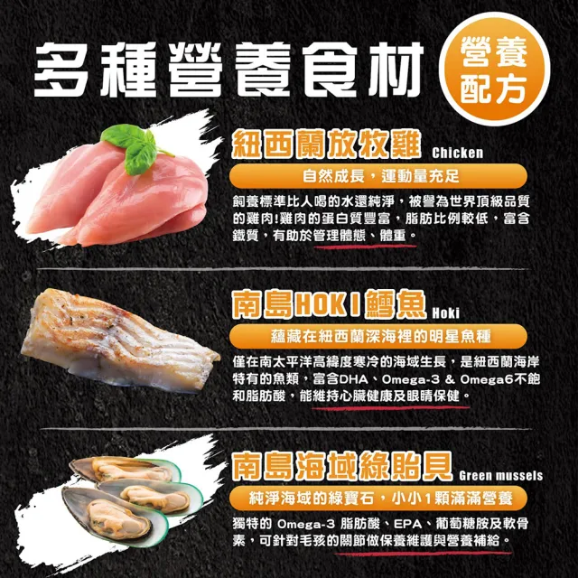 【ABSOLUTE HOLISTIC 超越巔峰】犬用鮮肉主食肉片1kg(寵物零食/狗肉乾/狗零食/狗肉片/生食肉片)
