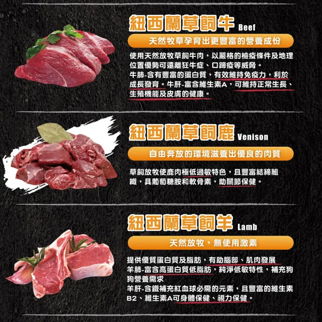 【ABSOLUTE HOLISTIC 超越巔峰】犬用鮮肉主食肉片(1kg)