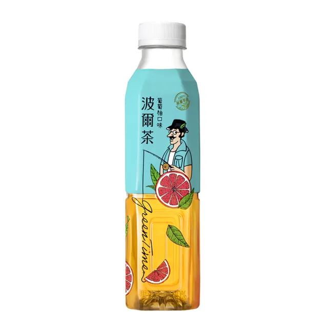 【金車/伯朗】波爾茶-葡萄柚口味580mlx24入/箱