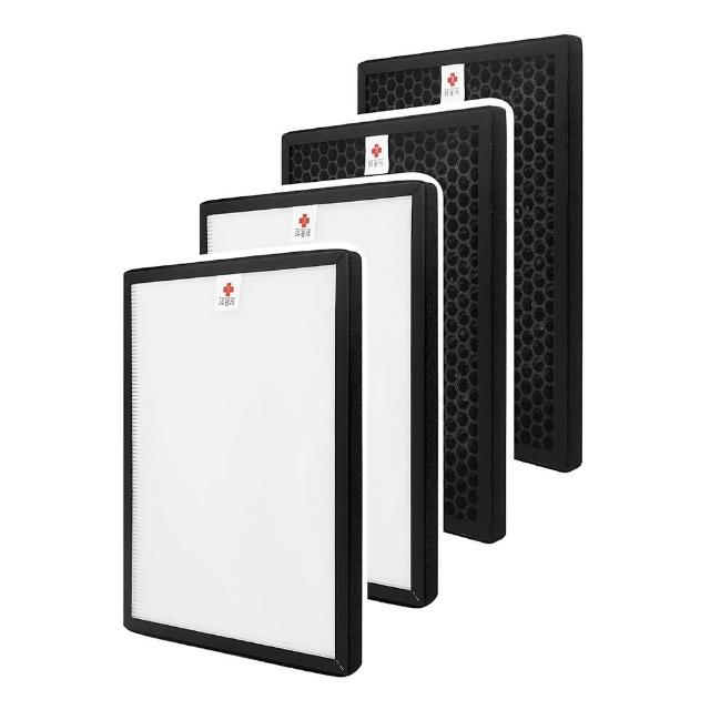 【蟎著媽】高效型濾網2套優惠組(適用 Honeywell HPA710 HPA710WTW HPA-710WTW 空氣清淨機)