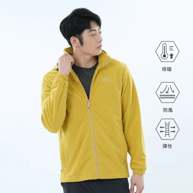 【遊遍天下】男款防風刷毛保暖機能外套(M-3L)