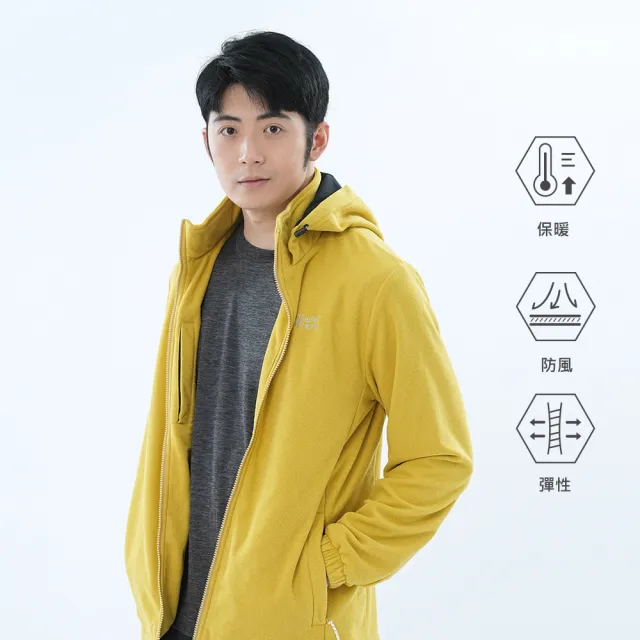 【遊遍天下】男款防風刷毛保暖機能外套(M-3L)
