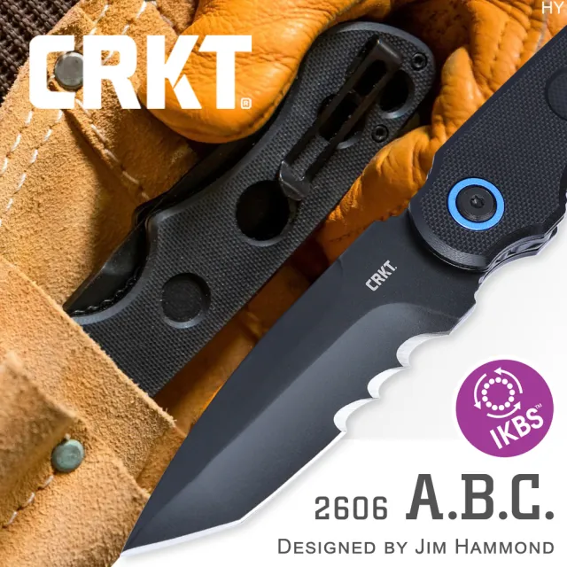 【CRKT】A.B.C. 折刀(#2606)