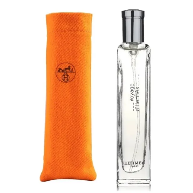 【Hermes 愛馬仕】愛馬仕之旅淡香水-絨布套-15ml(平行輸入)