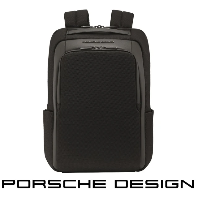 Porsche Design 保時捷 德國頂級小牛皮皮革旅行後背包(黑色 ONY1600)