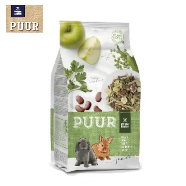 【荷蘭偉特PUUR】純天然幼兔飼料 600g*3包組(兔飼料)