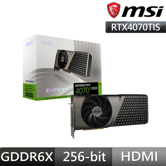 MSI 微星 RTX4070 Ti SUPER 16G EXPERT 顯示卡