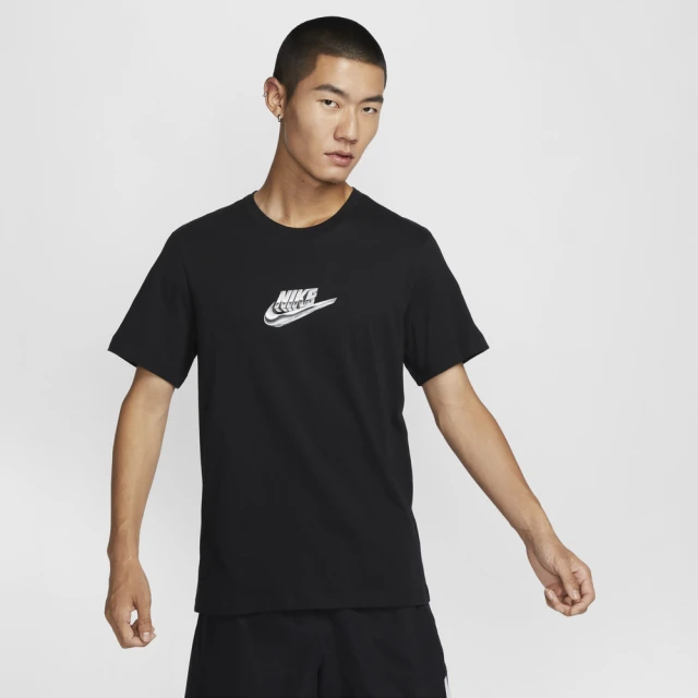 NIKE 耐吉NIKE 耐吉 AS M NSW TEE CLUB MAX 男 短袖 短T 休閒 運動 黑(FV0376-370 ∞)