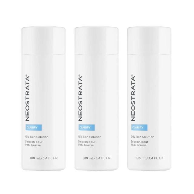 【NeoStrata 妮傲絲翠】即期-油性膚質專用果酸溶液100ml(三入組)(效期2027.02.28)