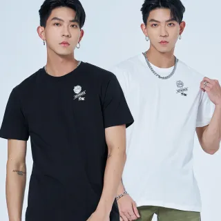 【BLUE WAY】男裝 買一送一 圓領純棉 兩件包 短袖 上衣-地藏小王