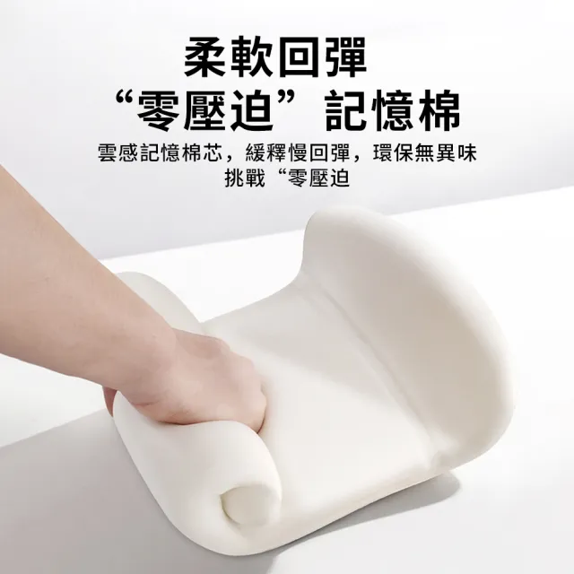 【KEYIE】車用護腰靠墊 汽車記憶棉腰靠 汽車腰靠 透氣腰靠枕 辦公椅靠墊(辦公/車用/家用)