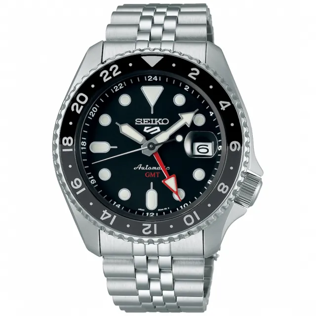 【SEIKO 精工】5 Sports 水鬼GMT運動機械錶/42.5mm 送禮  禮物(4款可選)