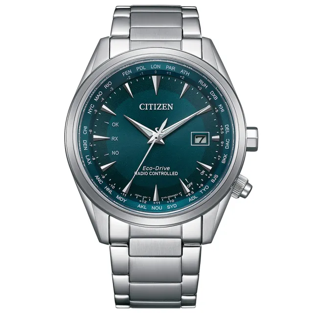 【CITIZEN 星辰】光動能電波萬年曆手錶 送行動電源 開學(CB0270-87L)