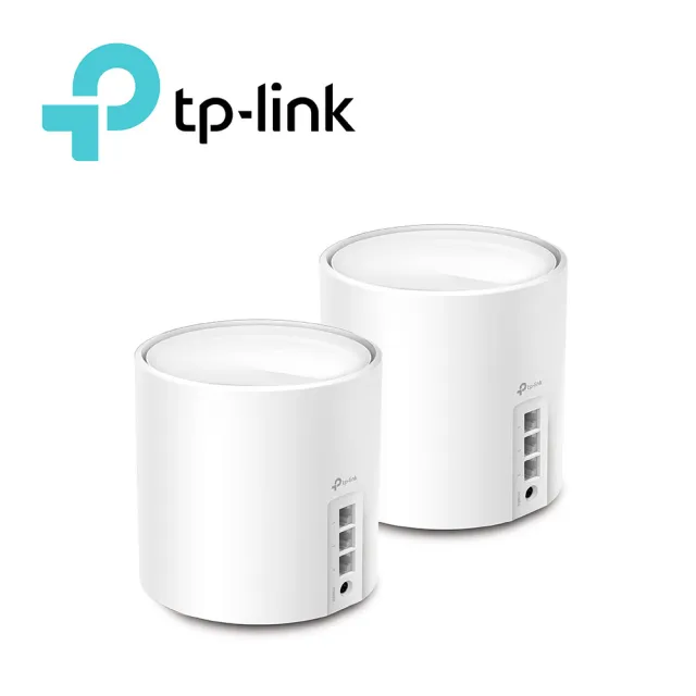 【TP-Link】二入組-Deco X50 AX3000 AI-智慧漫遊 真Mesh 雙頻無線網路WiFi 6 網狀路由器(Wi-Fi 6分享器)