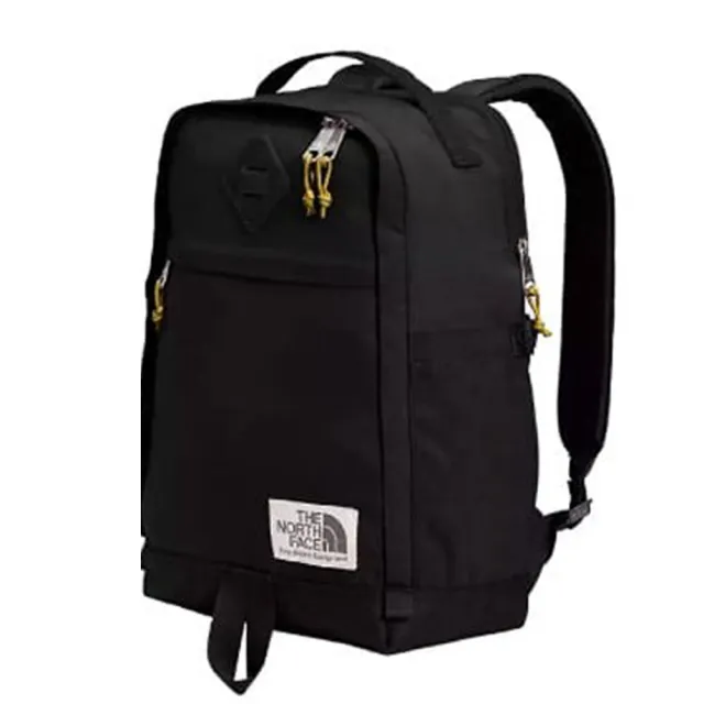 【The North Face】BERKELEY DAYPACK 戶外復古休閒後背包16L.電腦背包.日用雙肩背包(52VQ-ASX 黑礦金 N)